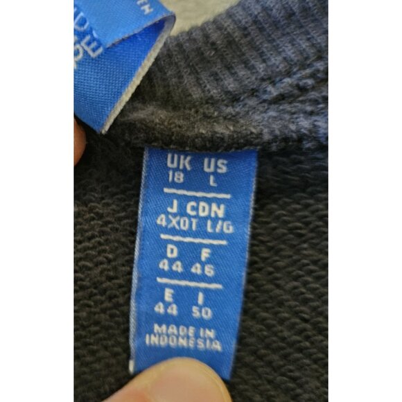 Women's Adidas Originals Lakers Sweatshirt Size US M (Oversized) Sleeves Removed - Picture 8 of 10